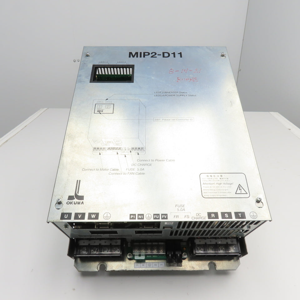 Okuma MIP2-D11 U2237-0006-001-11 Servo Drive Controller U1.4