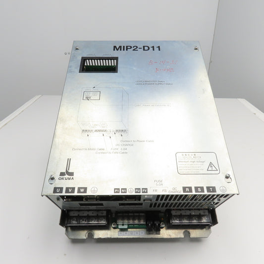 Okuma MIP2-D11 U2237-0006-001-11 Servo Drive Controller U1.4
