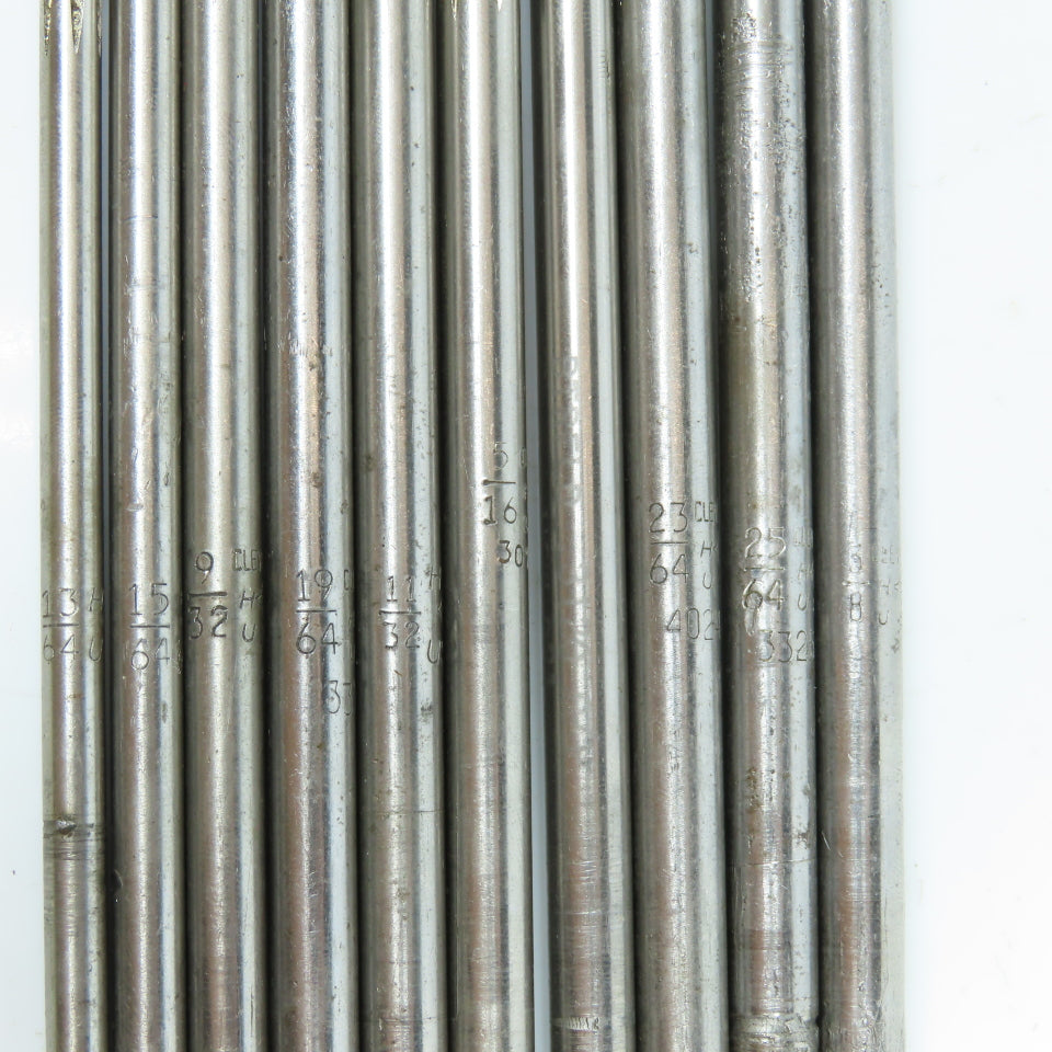 Misc. 13/16", 23/64", 3/8" Chucking Reamer Lot of 10