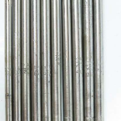 Misc. 13/16", 23/64", 3/8" Chucking Reamer Lot of 10