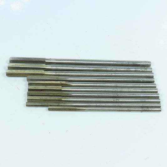 Misc. 13/16", 23/64", 3/8" Chucking Reamer Lot of 10