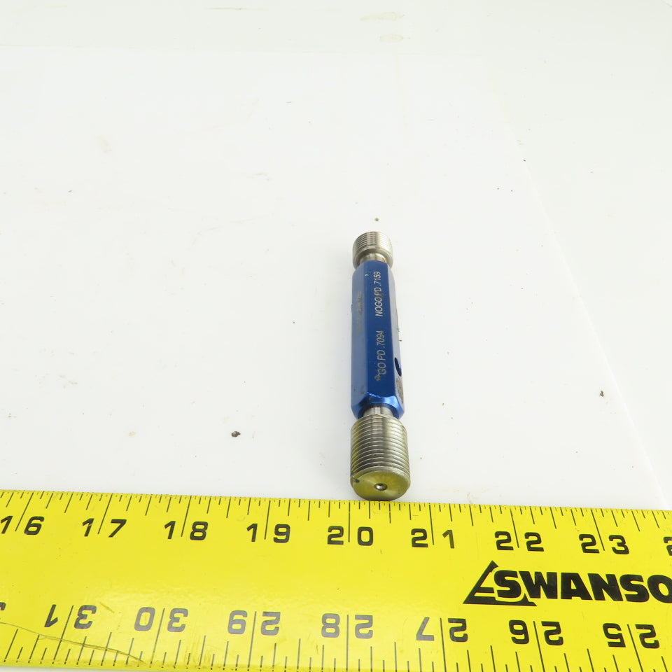 Van Keuren 3/4"-16 UNF-2B Thread Plug Gage GO PD .7094 NOGO PD .7159