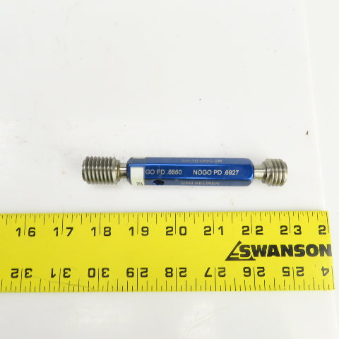 Van Keuren 3/4"-10 UNC-2B Thread Plug Gage GO PD .6850 NOGO PD .6927