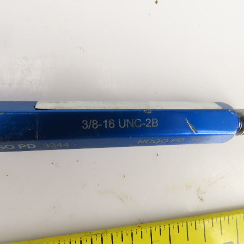 Van Keuren 3/8"-16 UNC-2B Thread Plug Gage GO PD .3344 NOGO PD .3401