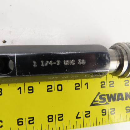 Alameda 1-1/4"-7 UNC 3B Thread Plug Gage GO PD 1.1572 NOT GO PD 1.1644