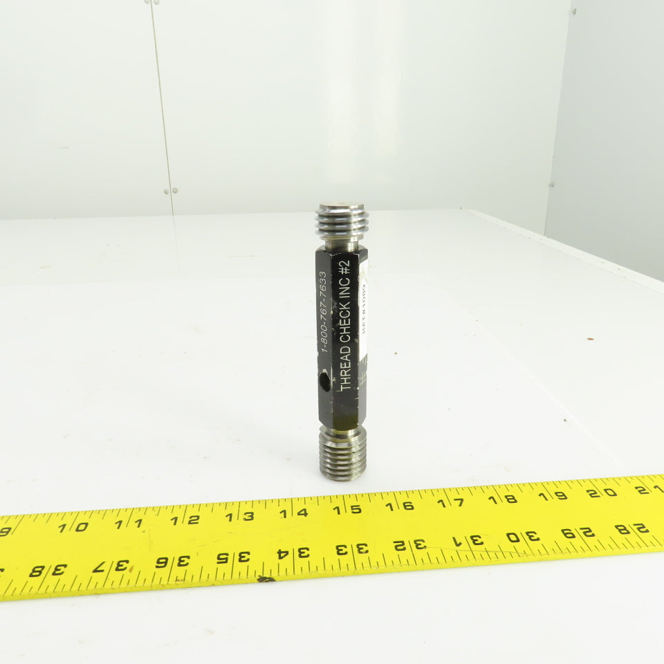 Alameda 1"-8 UNC-2B Thread Plug Gage GO PD 0.9188 NOGO PD 0.9276