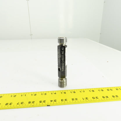 Alameda 1"-8 UNC-2B Thread Plug Gage GO PD 0.9188 NOGO PD 0.9276