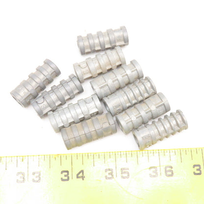 1/2" Hole 5/16" Lag Shield Anchor 1-1/4" OAL Lot Of 10