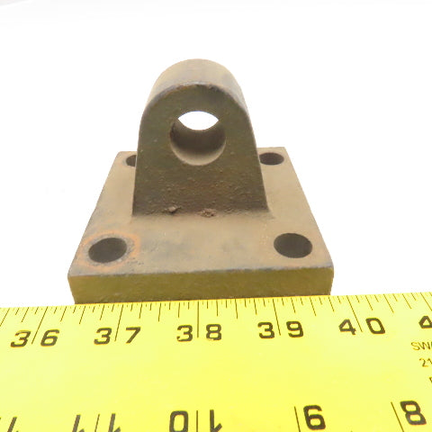 3/4" Thru Hole Heavy Steel Cylinder Mounting Pivot 3-1/2" x 3-1/2"