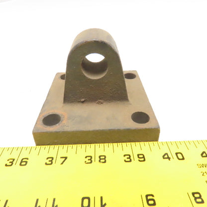 3/4" Thru Hole Heavy Steel Cylinder Mounting Pivot 3-1/2" x 3-1/2"