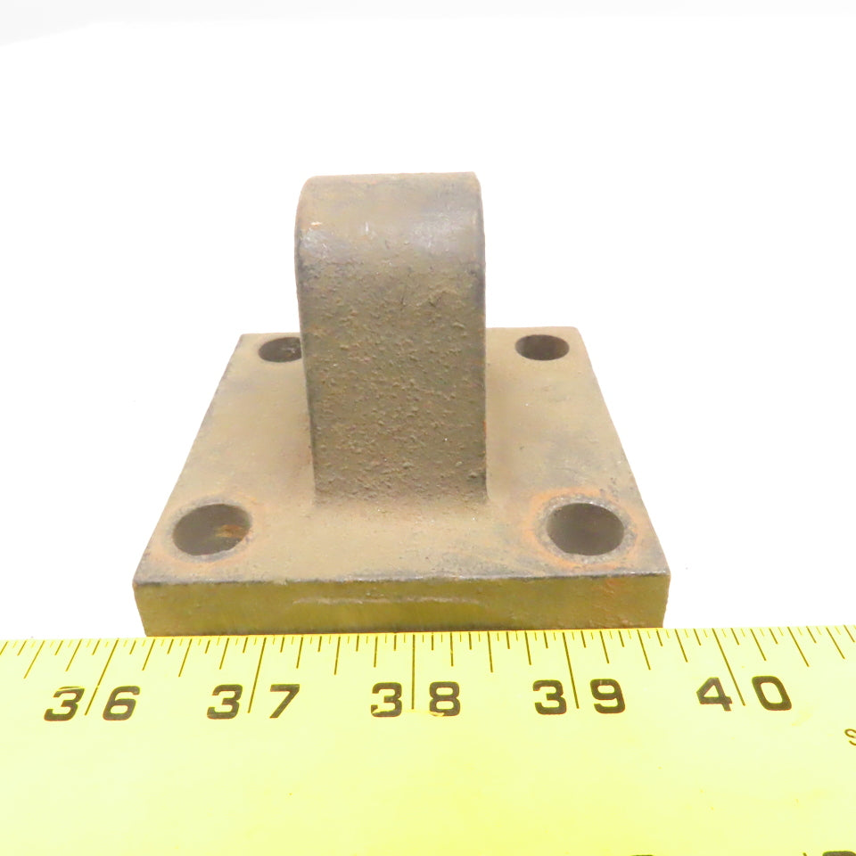 3/4" Thru Hole Heavy Steel Cylinder Mounting Pivot 3-1/2" x 3-1/2"
