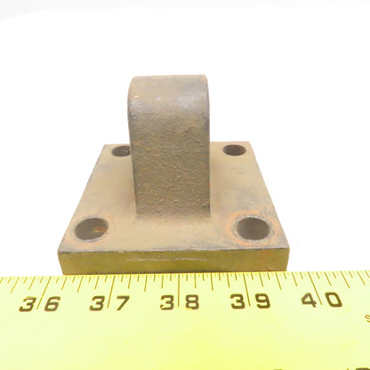 3/4" Thru Hole Heavy Steel Cylinder Mounting Pivot 3-1/2" x 3-1/2"