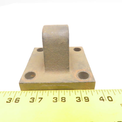 3/4" Thru Hole Heavy Steel Cylinder Mounting Pivot 3-1/2" x 3-1/2"