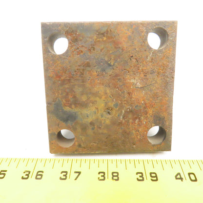 3/4" Thru Hole Heavy Steel Cylinder Mounting Pivot 3-1/2" x 3-1/2"