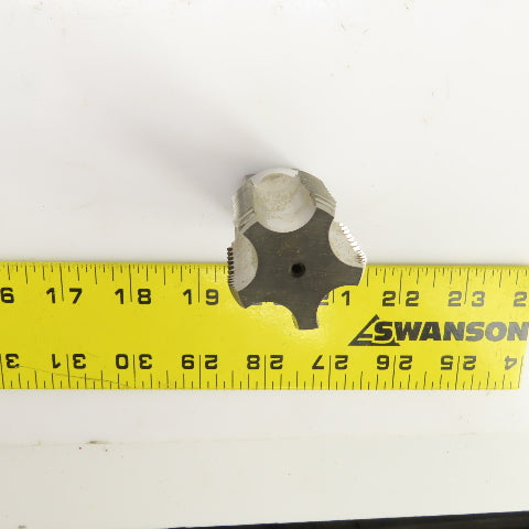 Morse 1"-11-1/2 NPT INT THD Straight 5 Flute Pipe Tap 3-3/4" OAL 7/8" Shank USA
