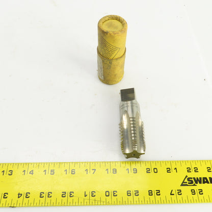 Morse 1"-11-1/2 NPT INT THD Straight 5 Flute Pipe Tap 3-3/4" OAL 7/8" Shank USA