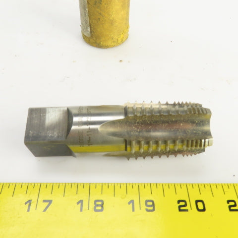 Morse 1"-11-1/2 NPT INT THD Straight 5 Flute Pipe Tap 3-3/4" OAL 7/8" Shank USA