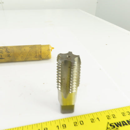 H2895 1"-11-1/2 NPTF HS G Straight 5 Flute Pipe Tap 3-3/4" OAL 7/8" Shank USA