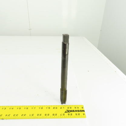 NATC 1"-8 NC HS GH-4 Straight 4 Flute Plug Tap 10" OAL 5/8" Shank USA
