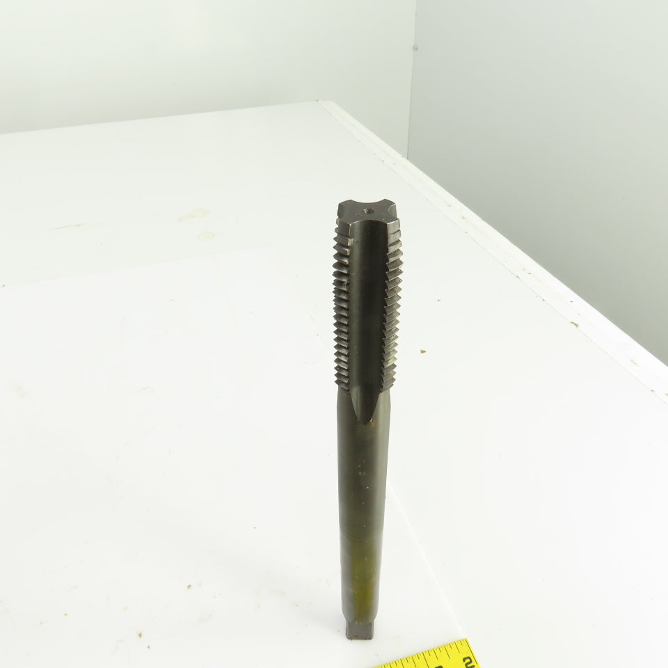 NATC 1"-8 NC HS GH-4 Straight 4 Flute Plug Tap 10" OAL 5/8" Shank USA
