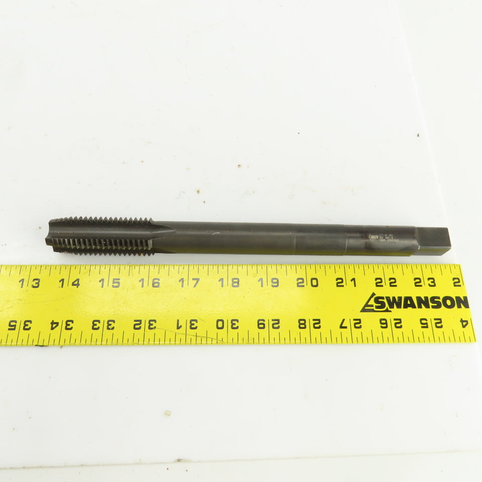 NATC 1"-8 NC HS GH-4 Straight 4 Flute Plug Tap 10" OAL 5/8" Shank USA