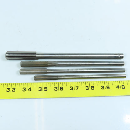 Yankee 11/32", 13/32", 15/32" 19/32" Chucking Reamer Lot of 4