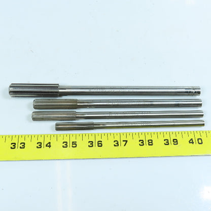 Yankee 11/32", 13/32", 15/32" 19/32" Chucking Reamer Lot of 4