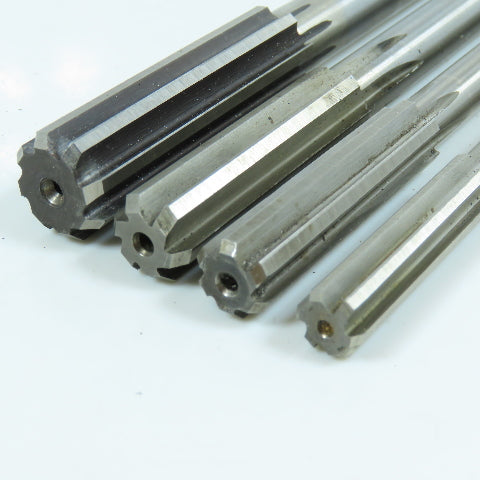 Yankee 11/32", 13/32", 15/32" 19/32" Chucking Reamer Lot of 4