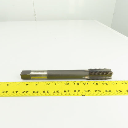 North American 1-1/4"-7 NC HS GH-4 Straight 4 Flute Plug Tap 10" OAL 3/4" Shank
