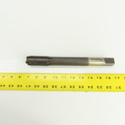 North American 1-1/4"-7 NC HS GH-4 Straight 4 Flute Plug Tap 10" OAL 3/4" Shank