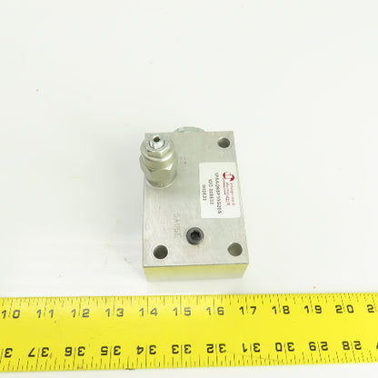 Vickers 1PAAG95P10G20S IH10532 Hydraulic Valve Block W/1DR2P20S Cartridge Valve