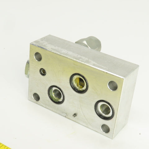 Vickers 1PAAG95P10G20S IH10532 Hydraulic Valve Block W/1DR2P20S Cartridge Valve