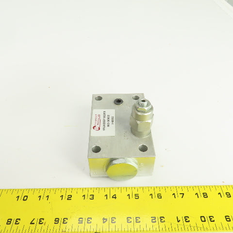 Vickers 1PAAG95P10G20S IH10532 Hydraulic Valve Block W/1DR2P20S Cartridge Valve