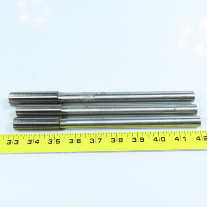 Yankee 21/32", 11/16", 23/32" Chucking Reamer 8 Flute Lot of 3
