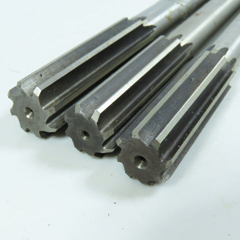 Yankee 21/32", 11/16", 23/32" Chucking Reamer 8 Flute Lot of 3