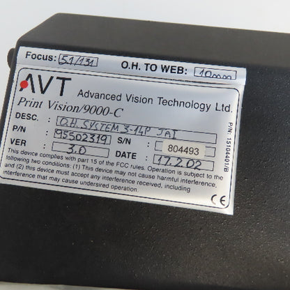 Advanced Vision Technology Optical Housing System 3-14P JAI Camera Enclosure