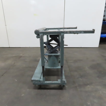 1/4 Ton Manual Crank 4 Post Lift Table Fixture 10" Stroke 33" Tall 23" Minimum