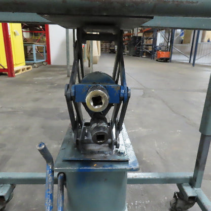 1/4 Ton Manual Crank 4 Post Lift Table Fixture 10" Stroke 33" Tall 23" Minimum
