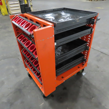 Susta ISO 50 Tapered Tooling Storage Mobile Cart 4 Drawer 20 Spot Holder