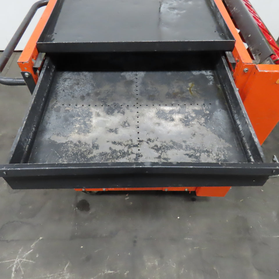 Susta ISO 50 Tapered Tooling Storage Mobile Cart 4 Drawer 20 Spot Holder