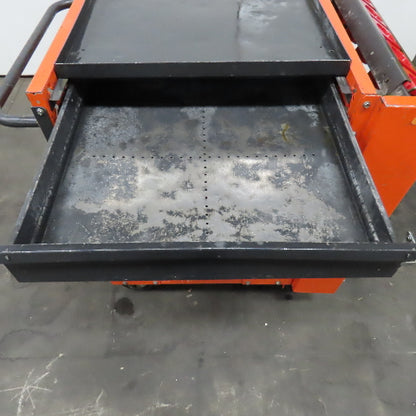Susta ISO 50 Tapered Tooling Storage Mobile Cart 4 Drawer 20 Spot Holder