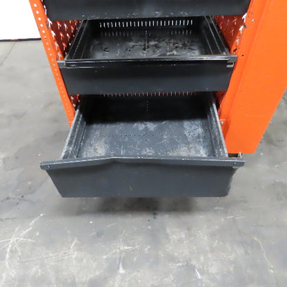 Susta ISO 50 Tapered Tooling Storage Mobile Cart 4 Drawer 20 Spot Holder