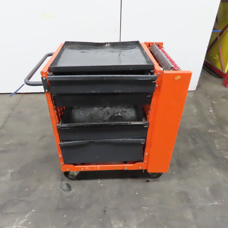 Susta ISO 50 Tapered Tooling Storage Mobile Cart 4 Drawer 20 Spot Holder