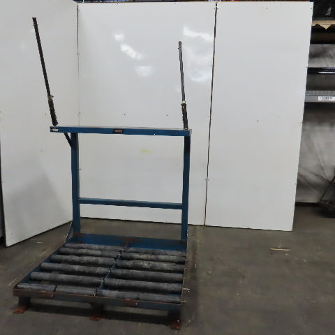 BHS BS-24-2-SL Forklift Battery Charger Roller Stand 48" x 40" W/ Charger Shelf