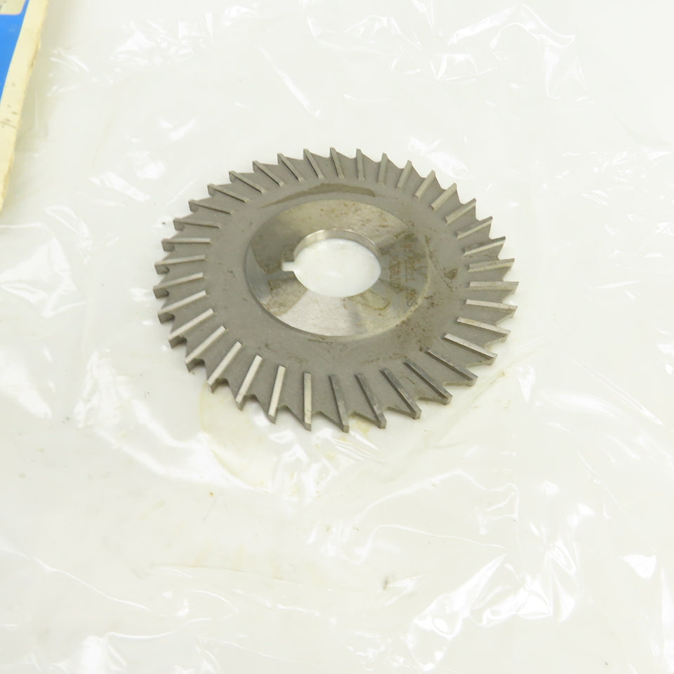 TMX 5-748-314 36 Tooth HSS Metal Slitting Saw Plain Tooth 4"OD x 5/32" 1" Arbor