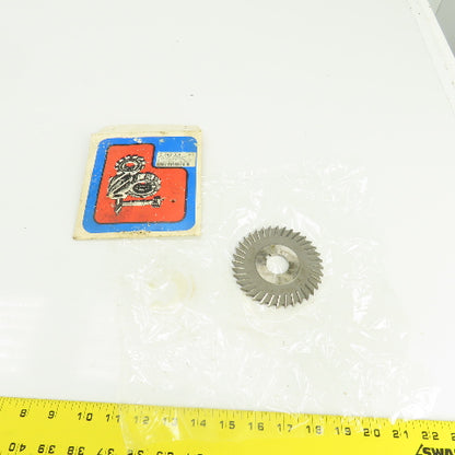 TMX 5-748-314 36 Tooth HSS Metal Slitting Saw Plain Tooth 4"OD x 5/32" 1" Arbor