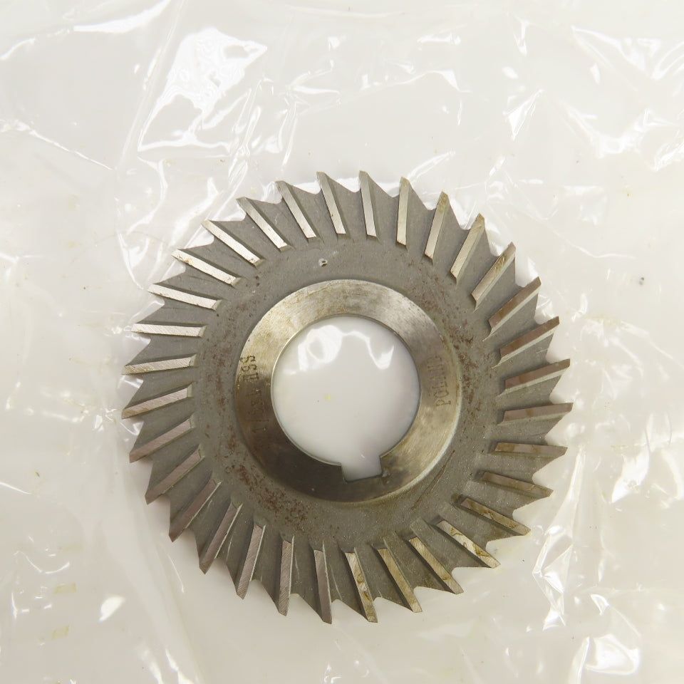 TMX 5-748-264 32 Tooth HSS Metal Slitting Saw Plain Tooth 3"OD x 1/8" 1" Arbor