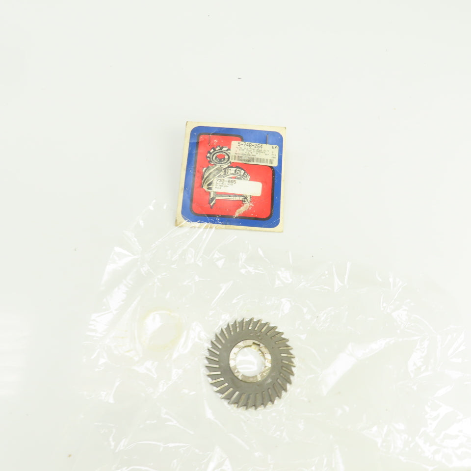 TMX 5-748-264 32 Tooth HSS Metal Slitting Saw Plain Tooth 3"OD x 1/8" 1" Arbor