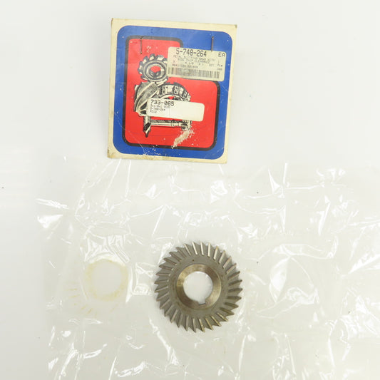 TMX 5-748-264 32 Tooth HSS Metal Slitting Saw Plain Tooth 3"OD x 1/8" 1" Arbor