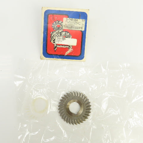 TMX 5-748-264 32 Tooth HSS Metal Slitting Saw Plain Tooth 3"OD x 1/8" 1" Arbor